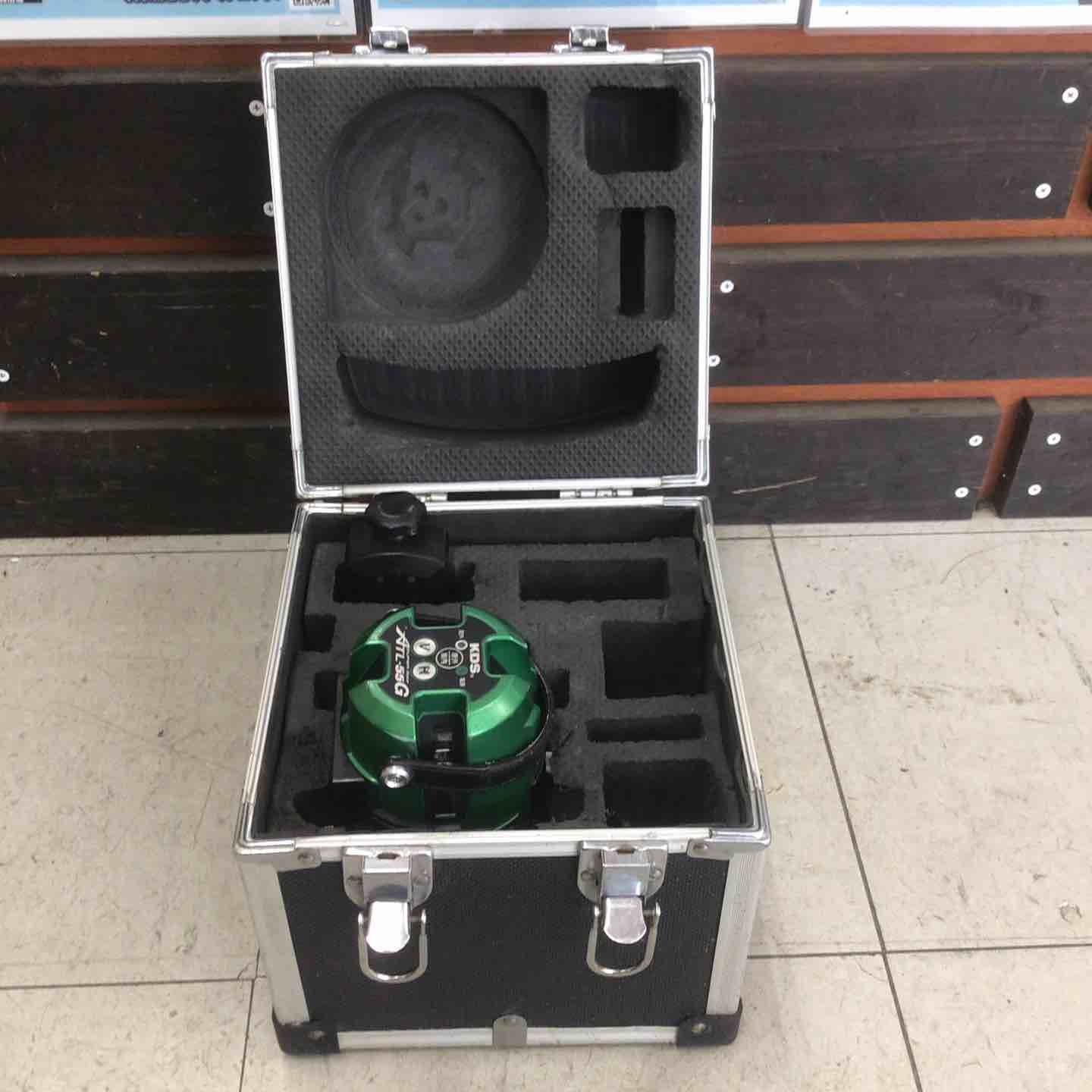 現状品】 KDS グリーンレーザー墨出し器 ATL-55G 矩・横・両縦 【鴻巣