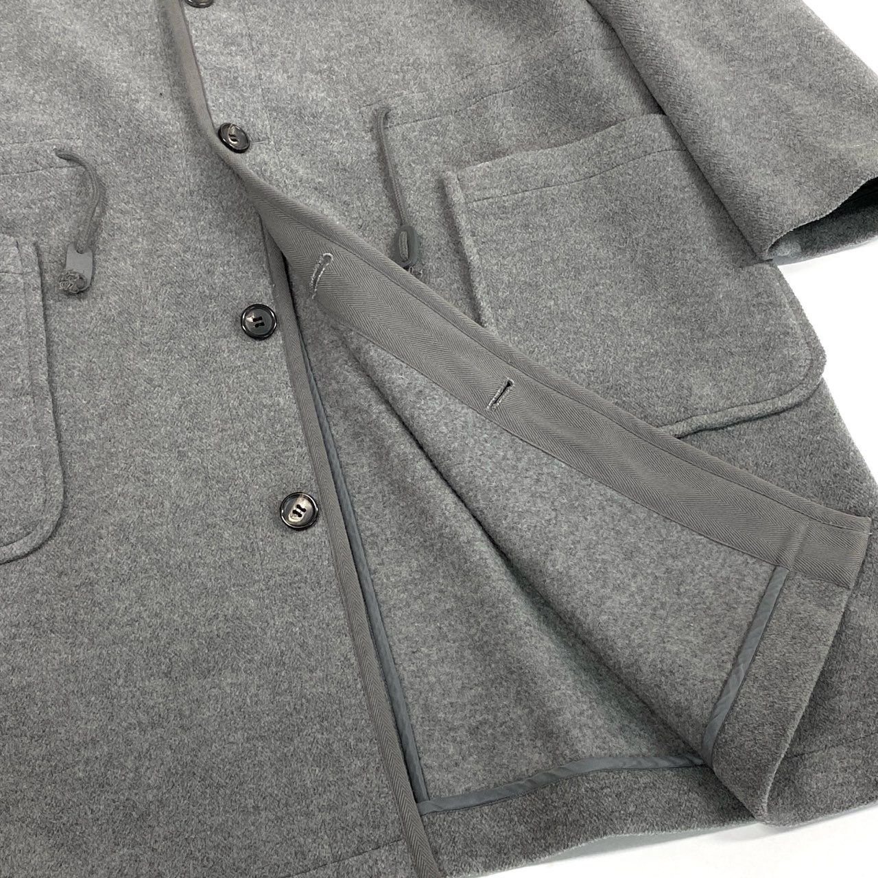 【美品】papas パパス　ロング　チェスターコート　裏地ロゴ　グレー　46 楽天市場】パパス Papas（コート・ジャケット｜メンズファッション）の通販