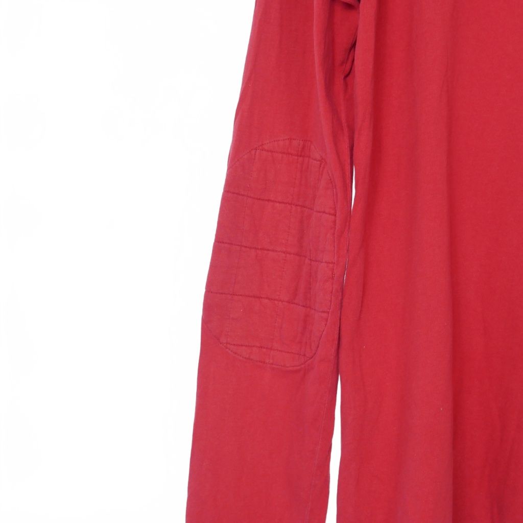 【中古】メゾンマルジェラ Maison Margiela 07AW 本人期 Vネック エルボーパッチ ショルダーパッチ Tシャツ 長袖 46 メゾンマルジェラ Maison Margiela 07AW 本人期 Vネック エルボー