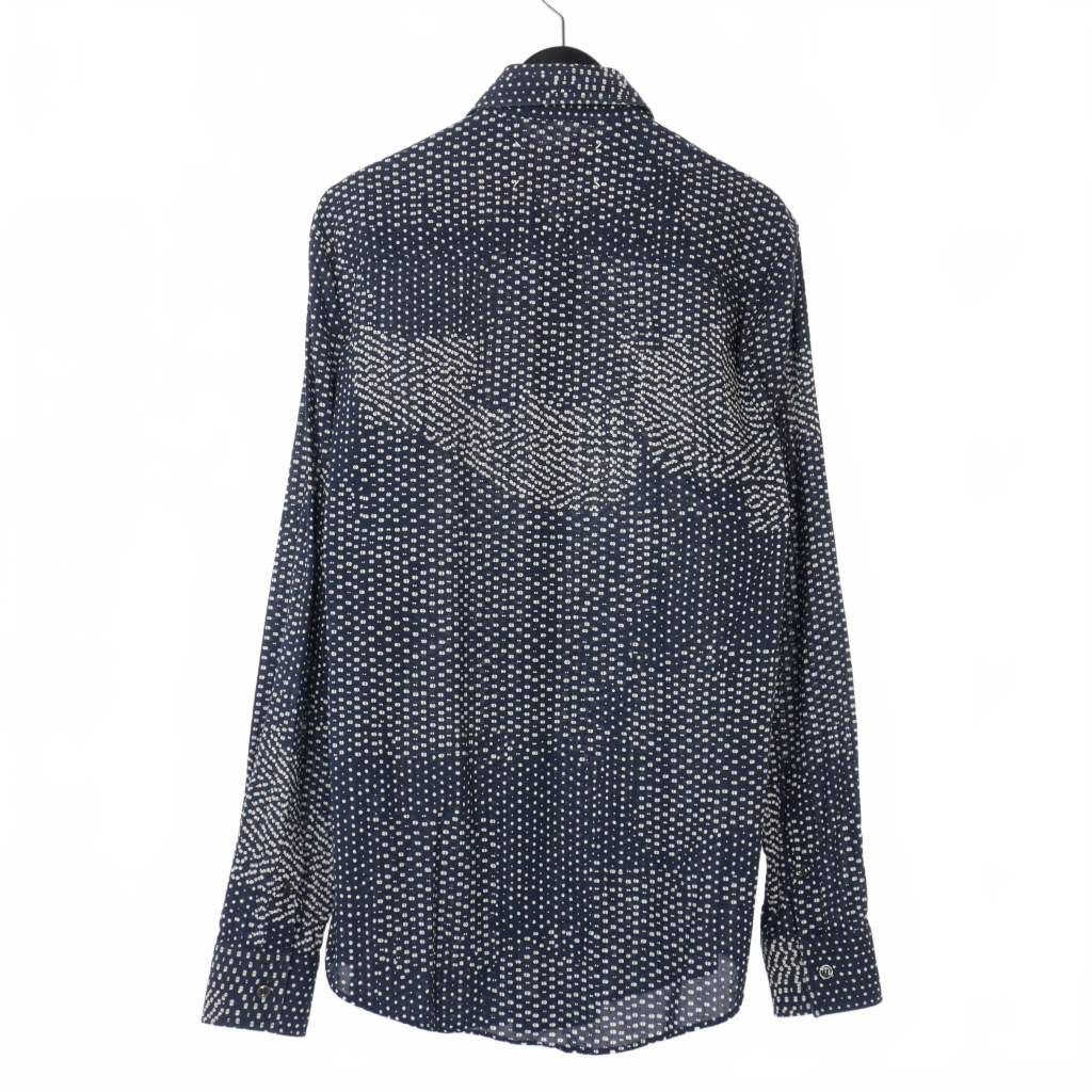 メゾンマルジェラ Maison Margiela 14AW ドット 総柄 スリムシャツ