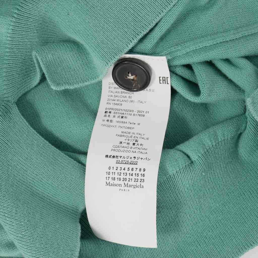 メゾンマルジェラ Maison Margiela 21SS カーディガン Mロゴ 刺繍