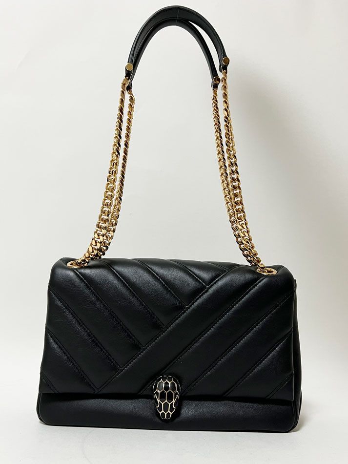 BVLGARI ブルガリ セルペンティ カボション チェーンショルダーバッグ