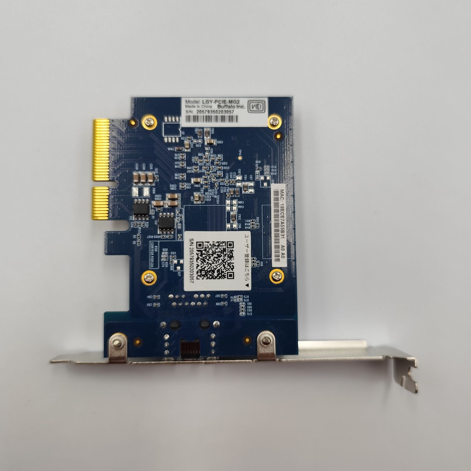 管理番号3381】バッファロー 10GbE対応PCI Expressバス用LANボード LGY