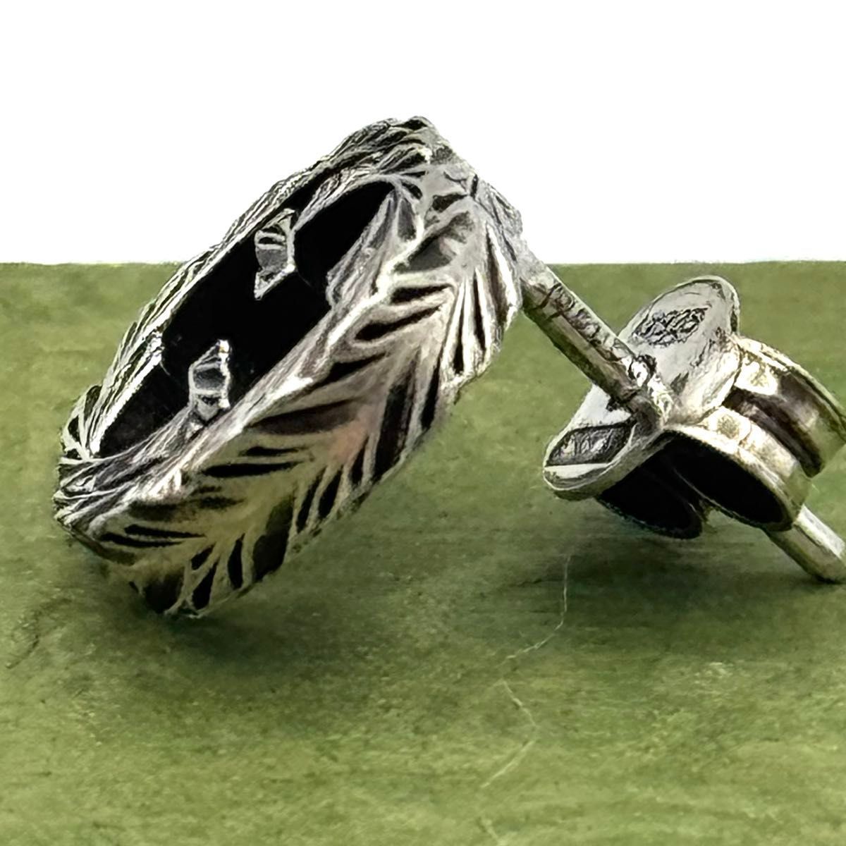 GUCCI インターロッキングg シルバー925 片耳 スタッズピアス 1247