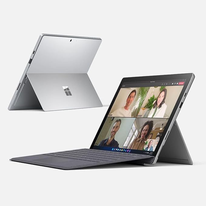 Surface Pro 7 プラチナ キーボード windows11 箱付き Surface Pro7+（11世代）8GB/256GBキーボード+タッチペン付 Surface