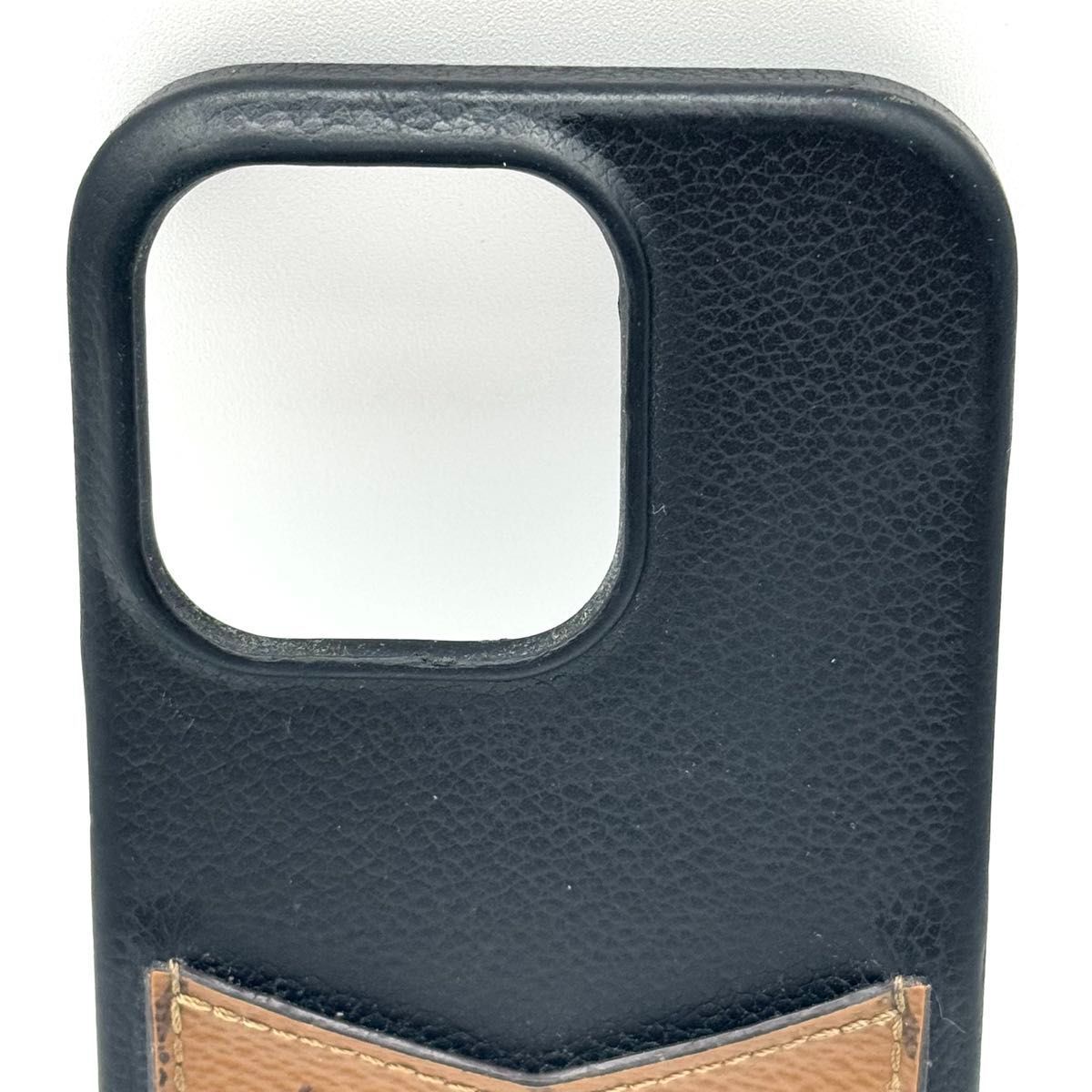 ルイヴィトン iPhone14Pro ブラック／ベージュ スマホケース 125261