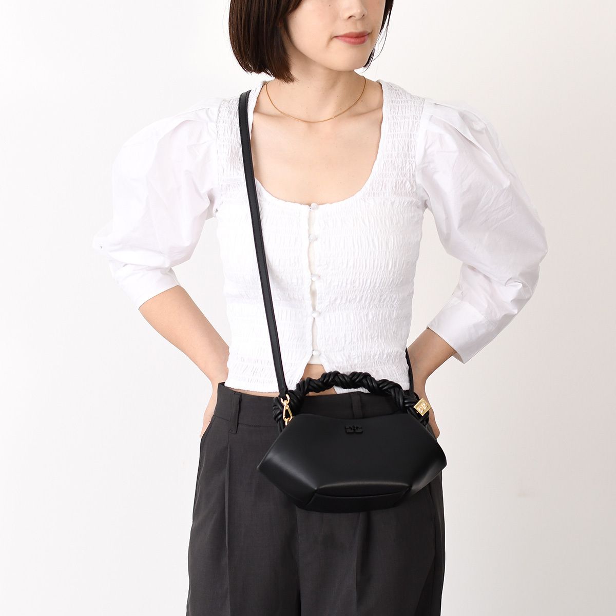 GANNI ガニー ハンドバッグ バッグ MINI BOU BAG A5842 A6949 A6946 