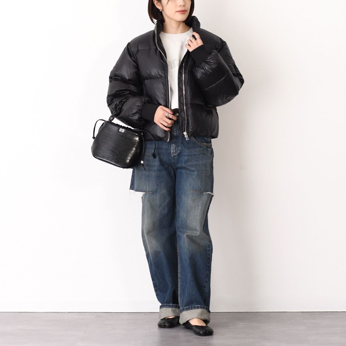 GANNI ガニー アウター ショート パファー ジャケット W0957 