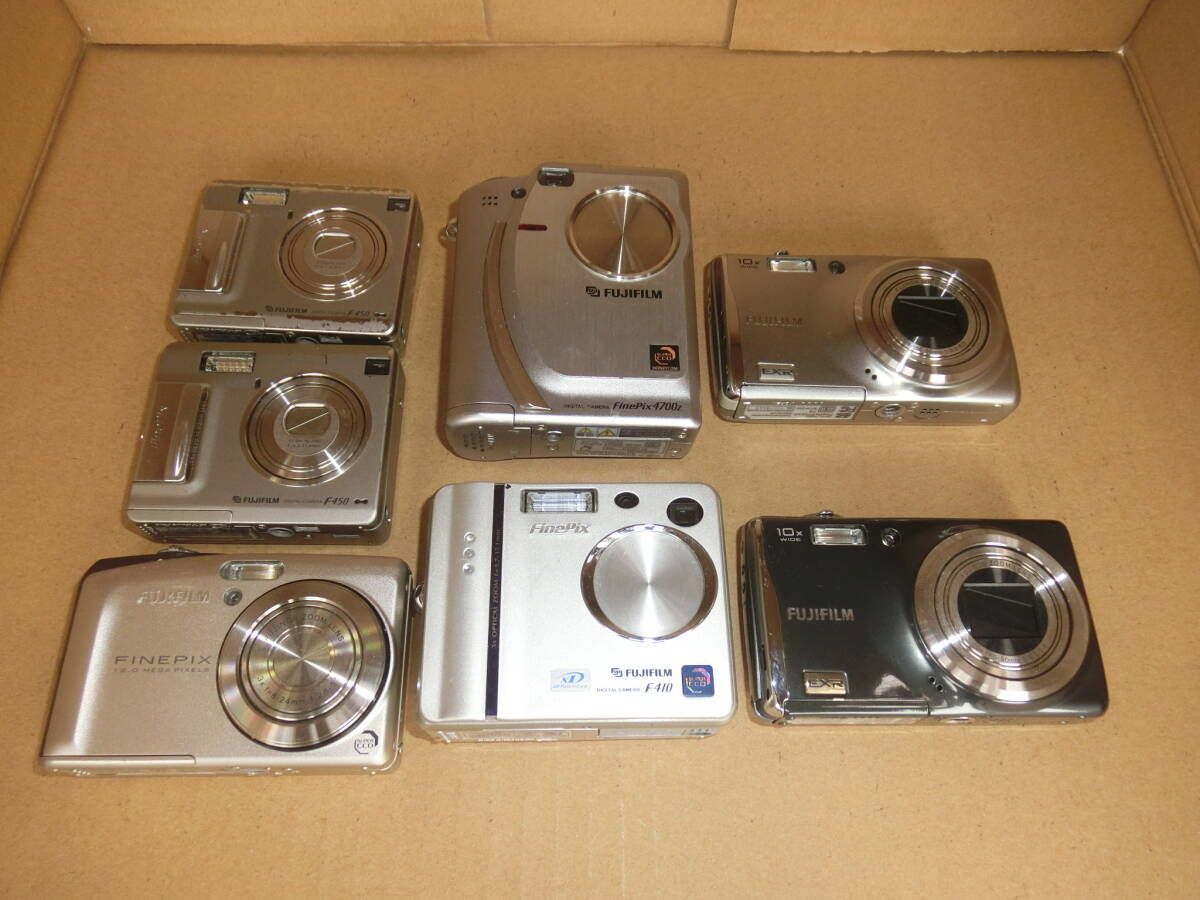 MO-00314 デジカメ 中古 ジャンク 動作未確認 7台まとめ CCD FUJIFILM