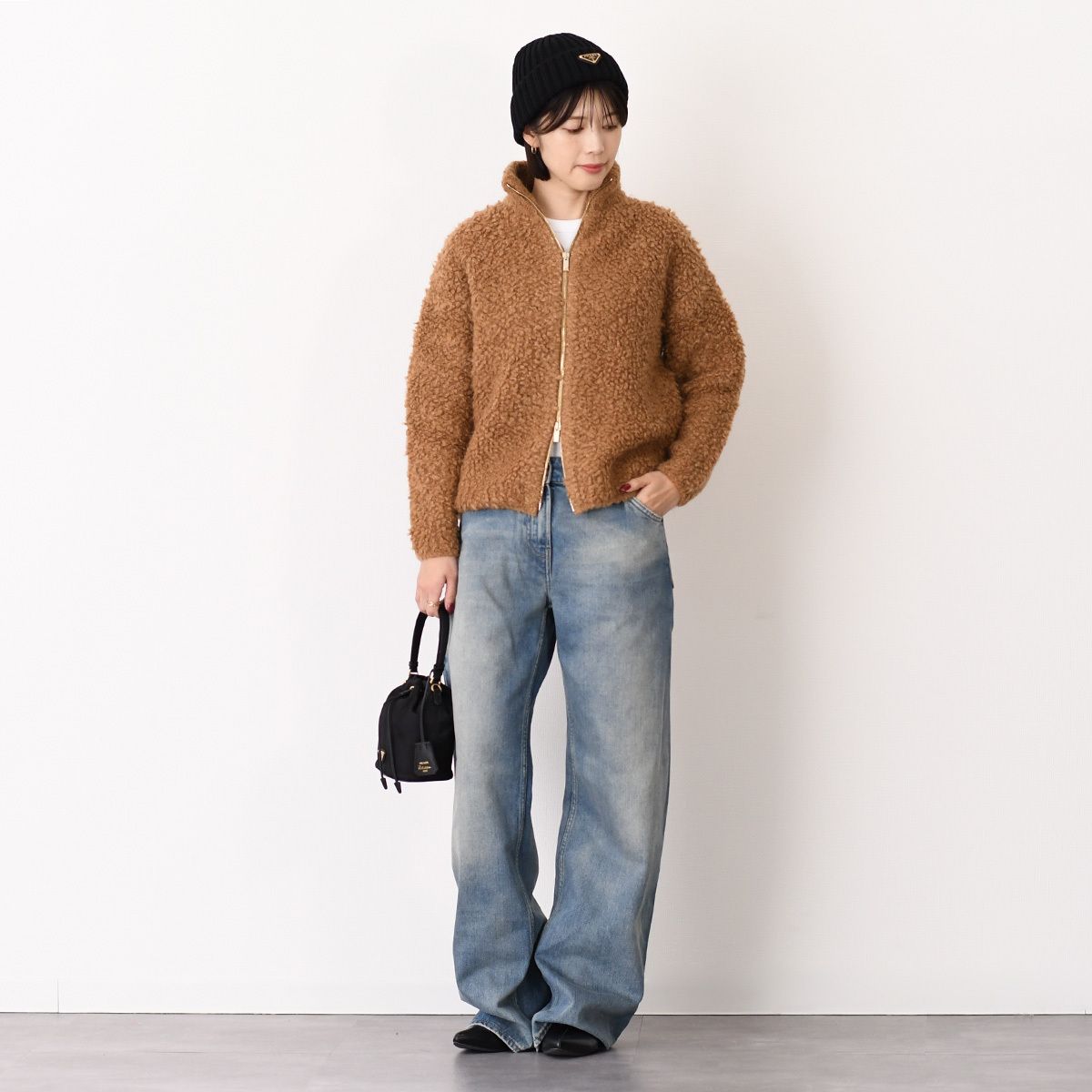 PRADA プラダ ウール ビーニー - メルカリ