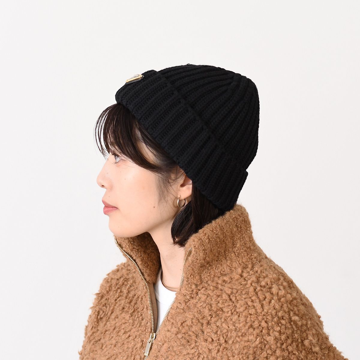 PRADA プラダ ウール ビーニー - メルカリ