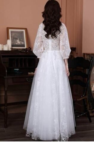 結婚式 7号 S 上品 パーティ イベント ウエディング ドレス OPN 1162