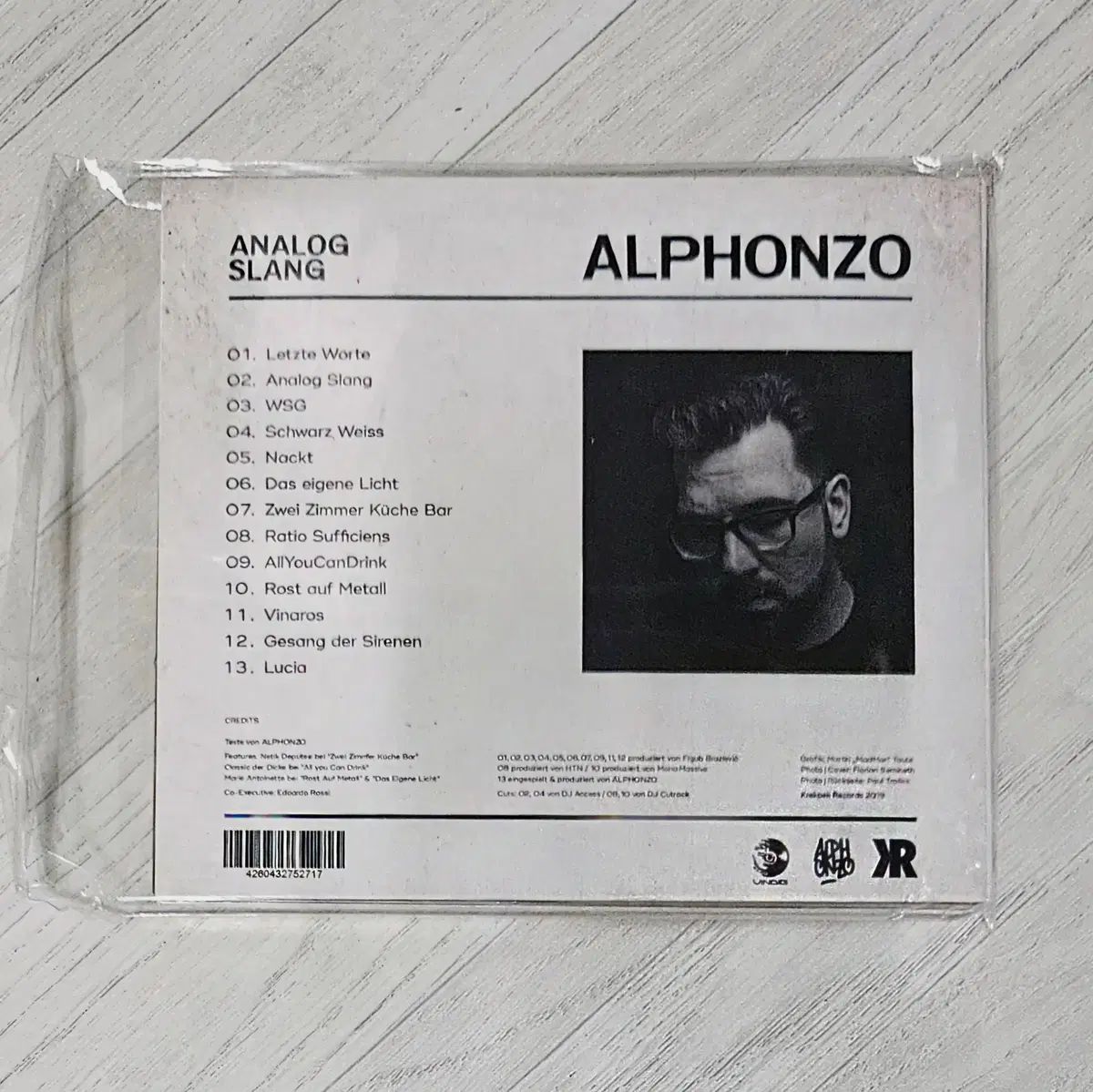 Alphonzo ー Analog Slang サイン入り CD ドイツ語 ブームバップ