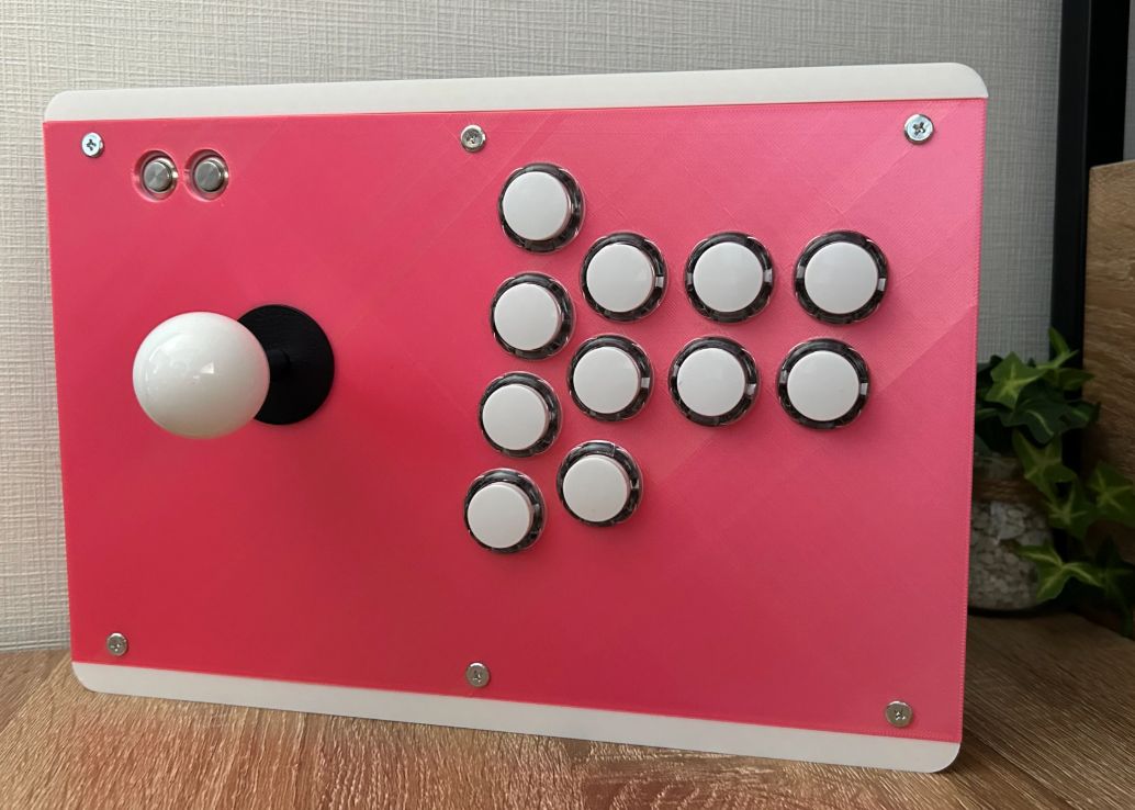 DP-5 Mini レバーモデル ピンク×ホワイト LED搭載モデル