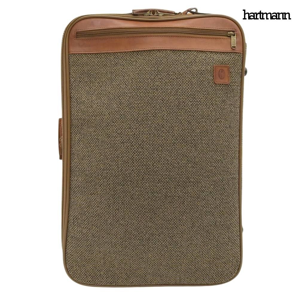 ハートマン hartmann 90年代 ヴィンテージ ツイード ベルティングレザー 2 way スーツ キャリーケース ラゲージ 2輪 紳士 ビジネス