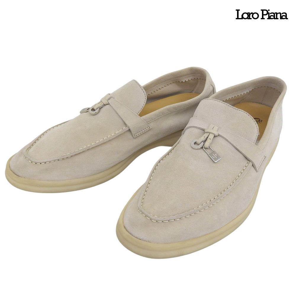 美品 ロロピアーナ Loro Piana 現行ロゴ SUMMER WALK カデナ リング