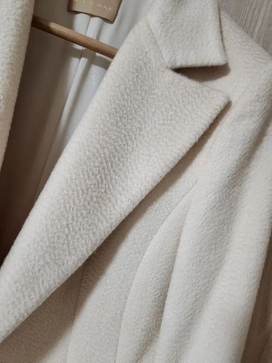 ミシャ カシミア100 アイボリー コート