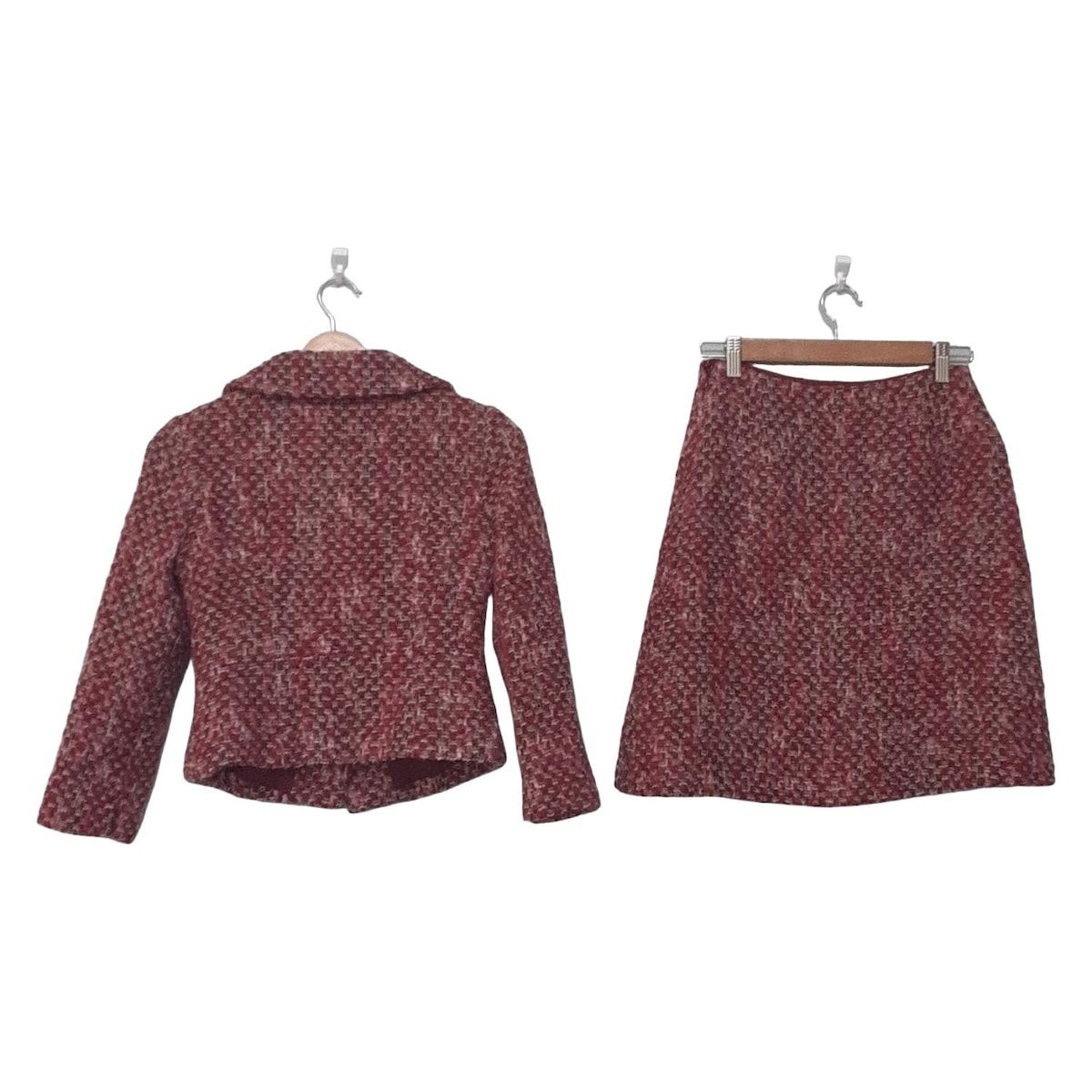 Sybilla シビラ スカートスーツ レディース - レッド×ベージュ×ピンク