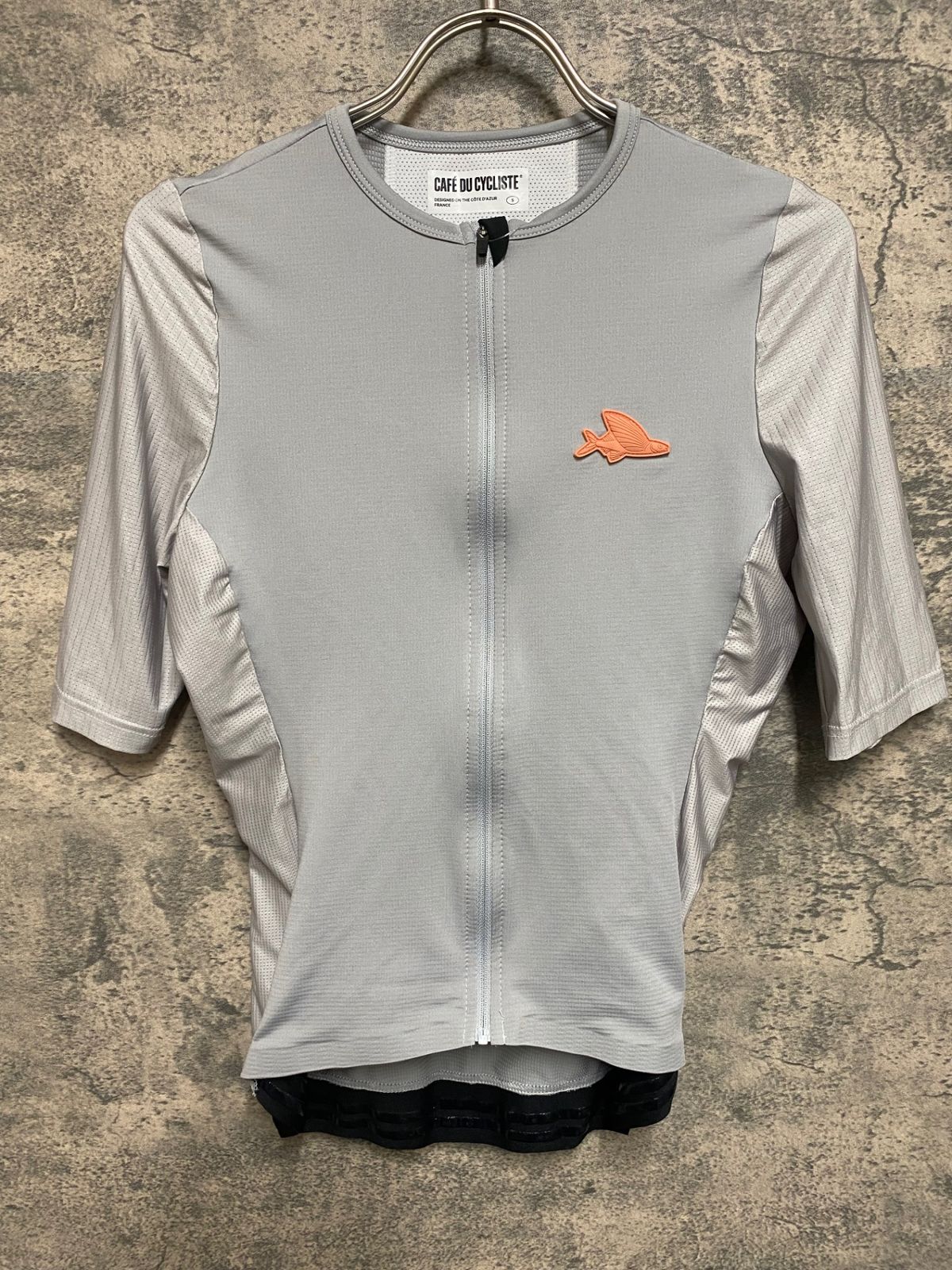 JR 240 カフェドシクリステ Cafe du Cycliste Mountain Fog 半袖 サイクルジャージ グレー S