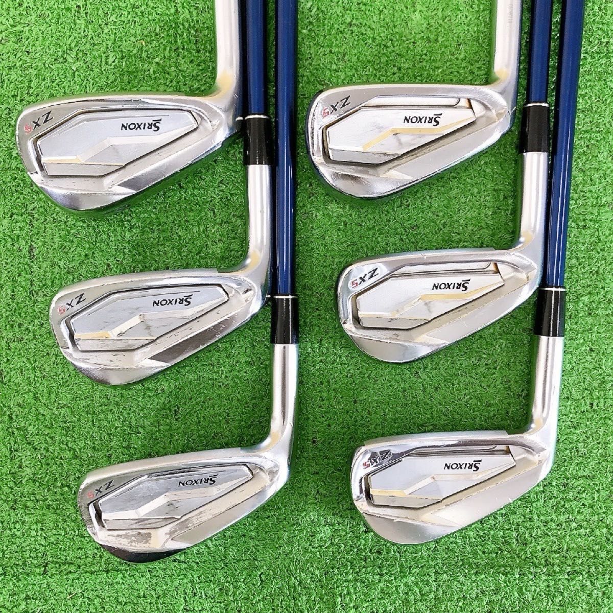 ツ59☆スリクソンZX5 6本レフティアイアンセット SRIXON純正ディアマナ