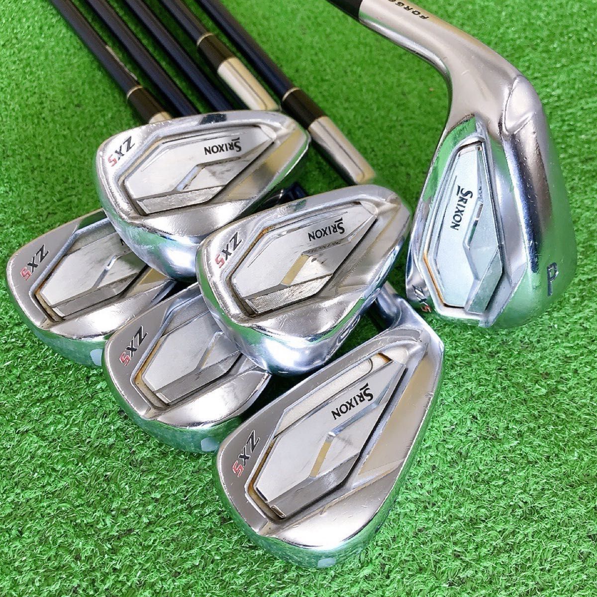 ツ59☆スリクソンZX5 6本レフティアイアンセット SRIXON純正ディアマナ