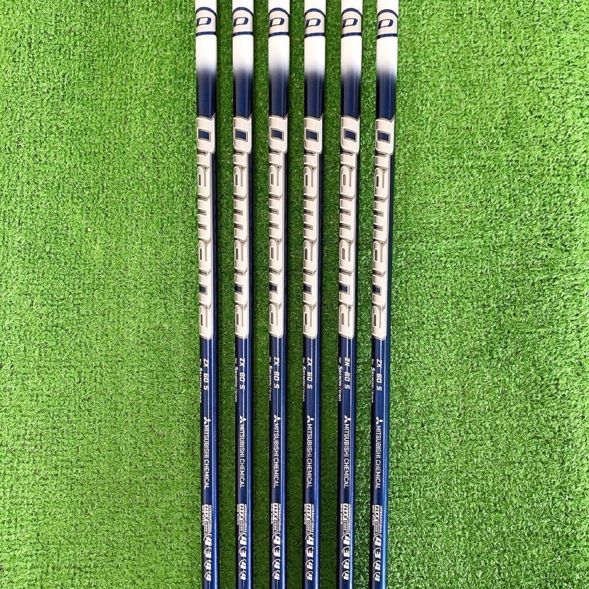ツ59☆スリクソンZX5 6本レフティアイアンセット SRIXON純正ディアマナ