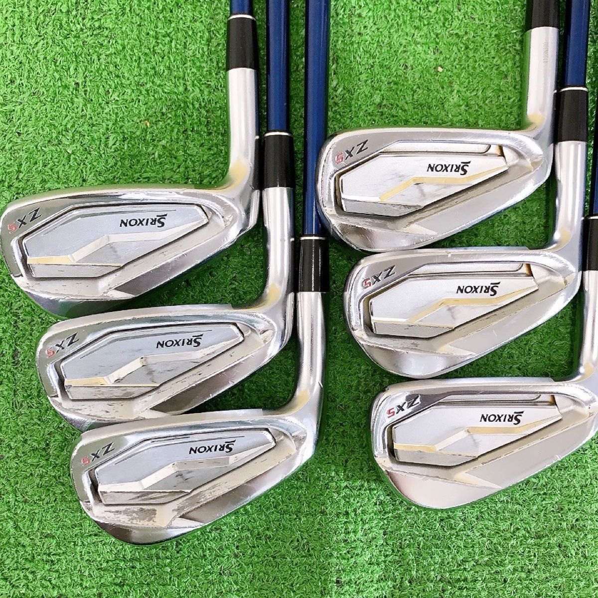 アイアン　セット　レフティ ツ59☆スリクソンZX5 6本レフティアイアンセット SRIXON純正ディアマナ