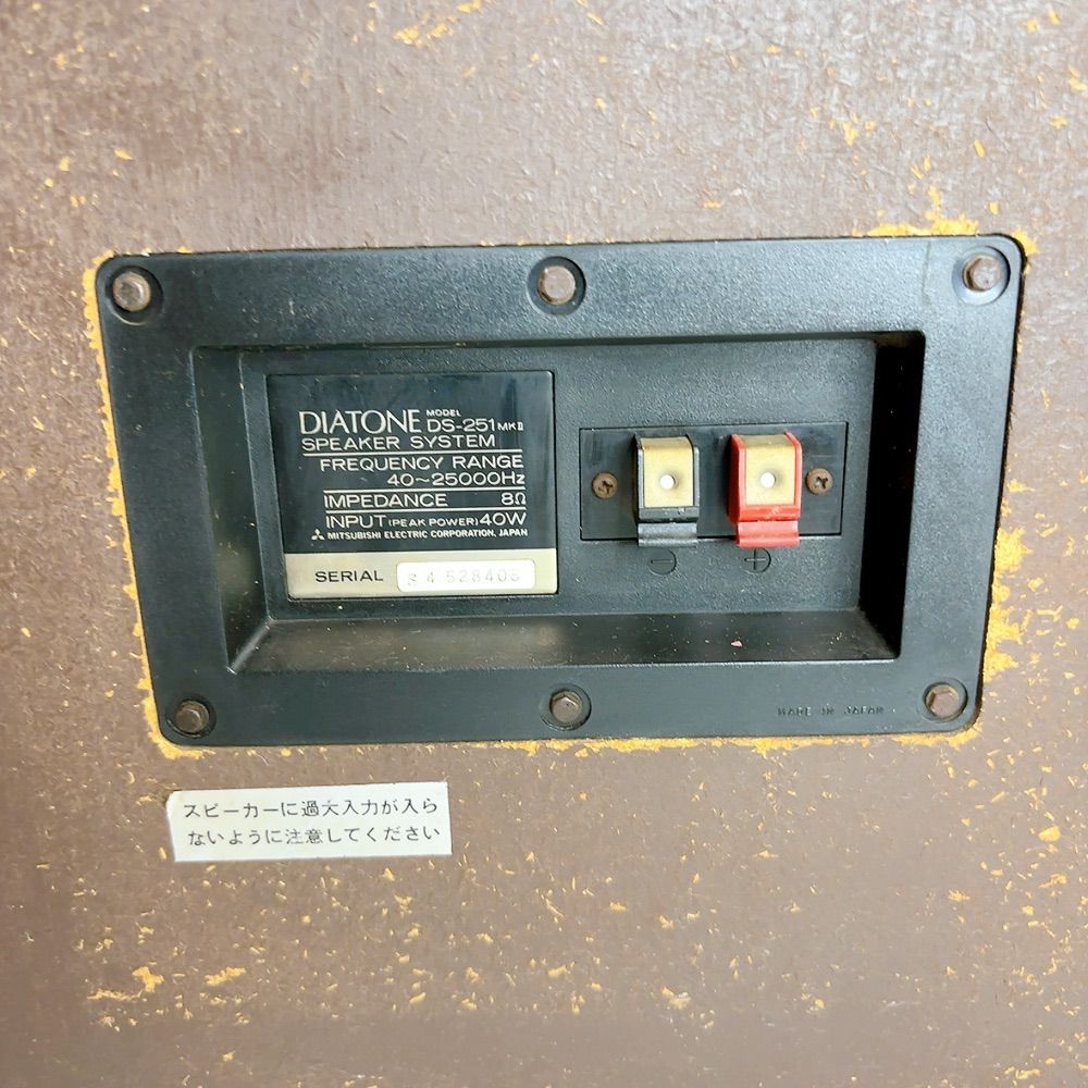 カバー付き！DIATONE DS-251 mk2 ペア ビンテージ ダイヤトーン 2