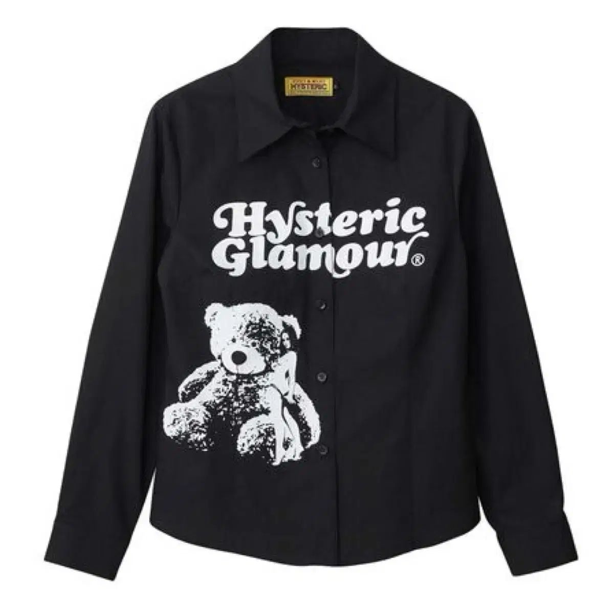 HYSTERIC GLAMOUR ヒステリックグラマー PLUSH BEAR シャツ s