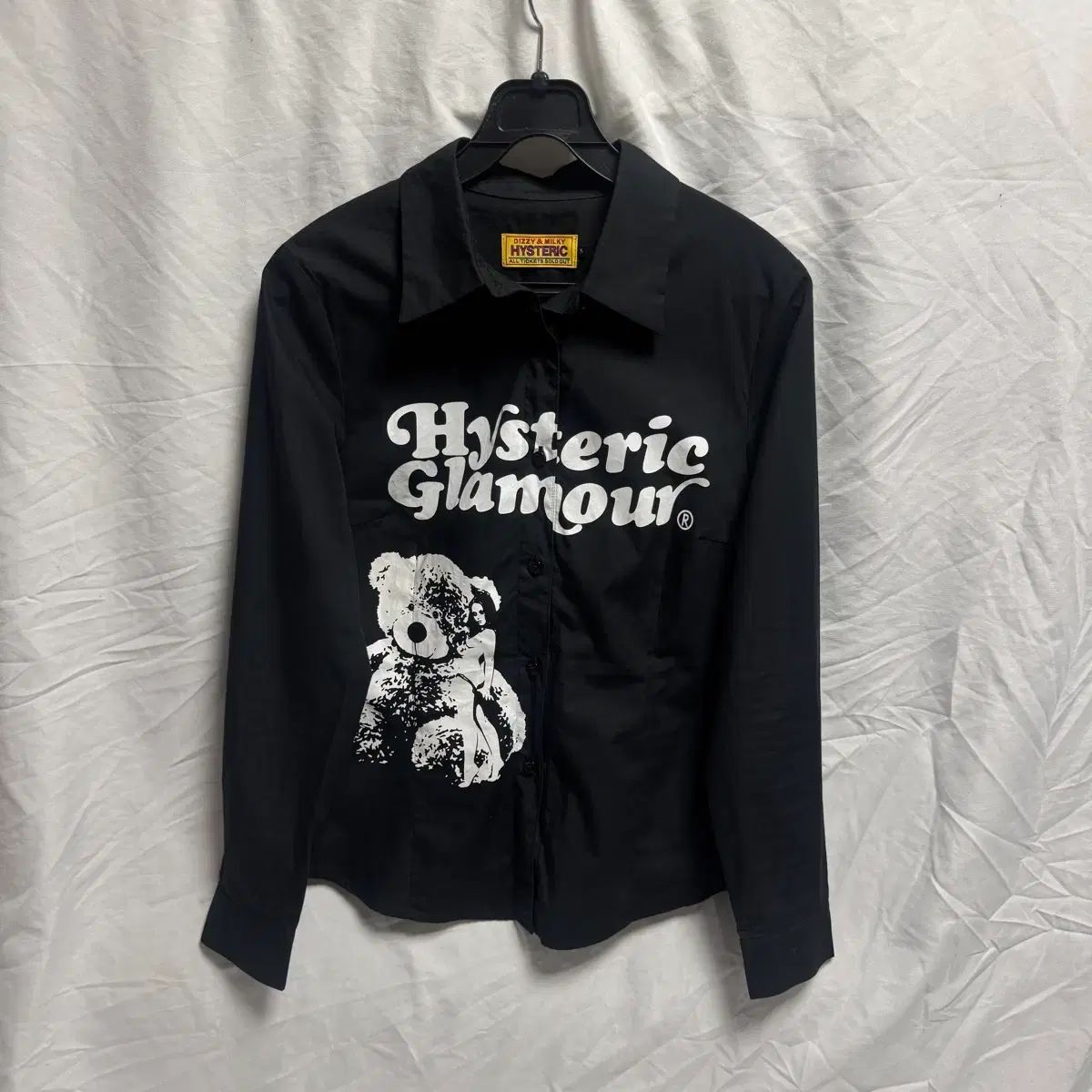 HYSTERIC GLAMOUR ヒステリックグラマー PLUSH BEAR シャツ s