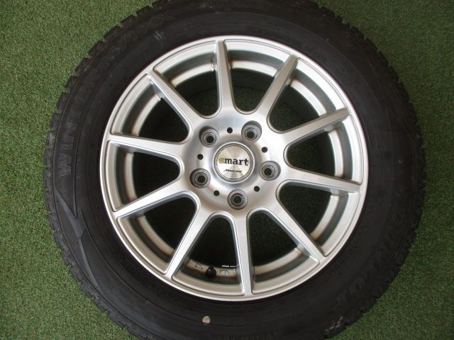 み スマート 185 65 R 15 スタッドレスタイヤ４本SET フリード 5穴車 CR Z スイフトスポーツ