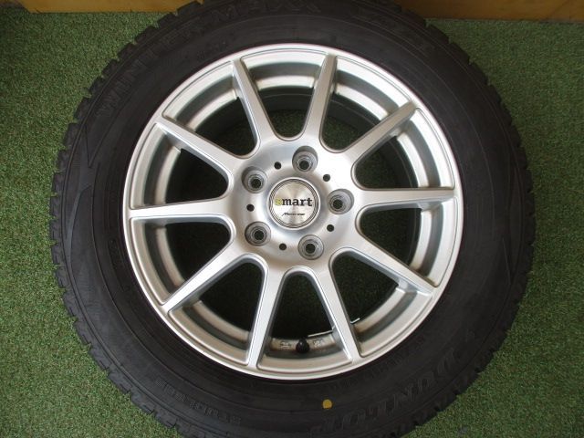 み スマート 185 65 R 15 スタッドレスタイヤ４本SET フリード 5穴車 CR Z スイフトスポーツ