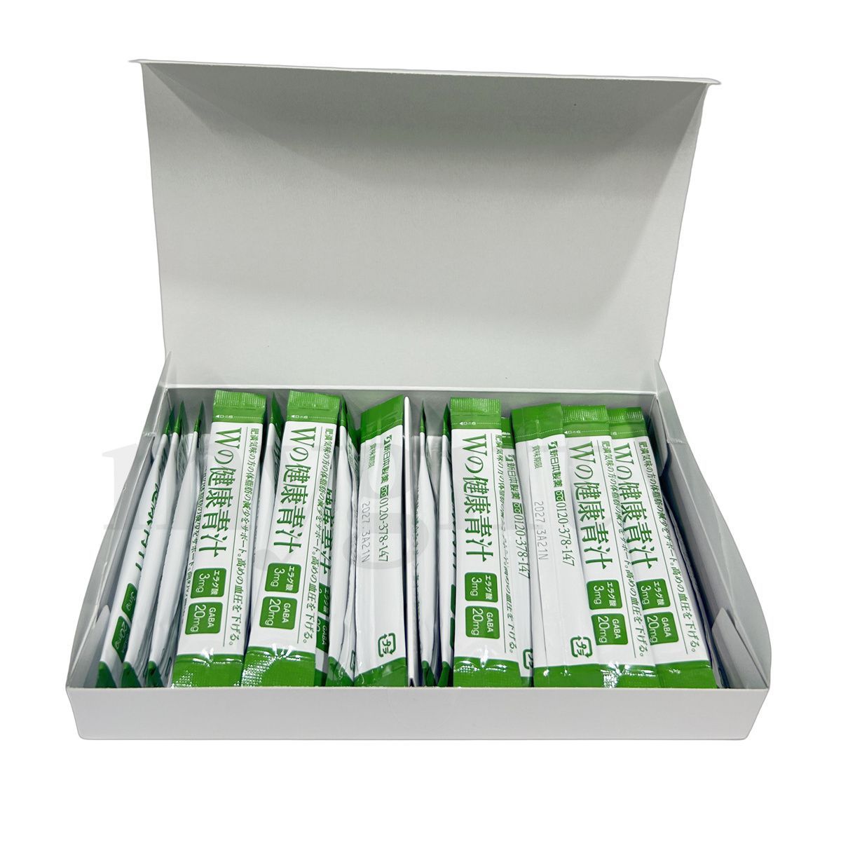 Wの健康青汁 55.8g 1.8g × 31本 3個セット 新日本製薬 機能性表示食品