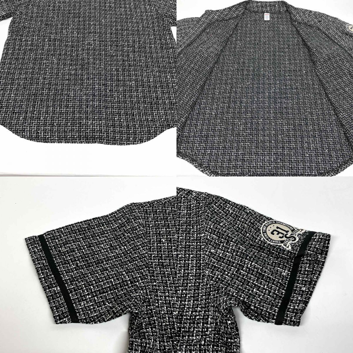 Supreme シュプリーム Boucle Baseball Jersey Black サイズL メンズ