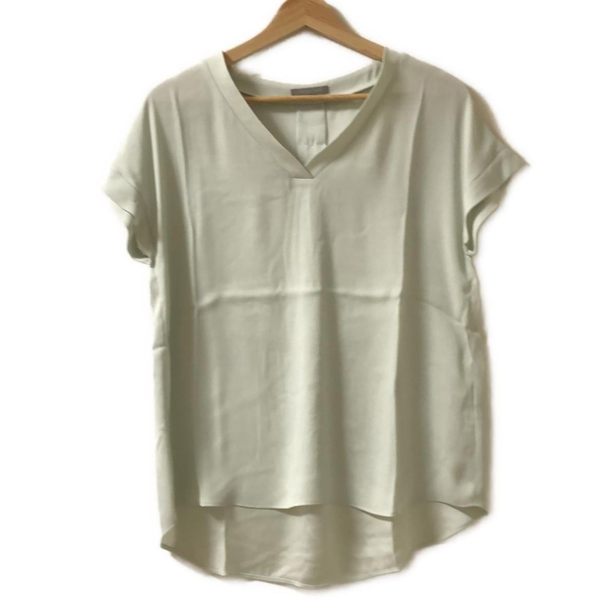 theory luxe セオリーリュクス 半袖シャツブラウス サイズ38 M レディース ライトグリーン