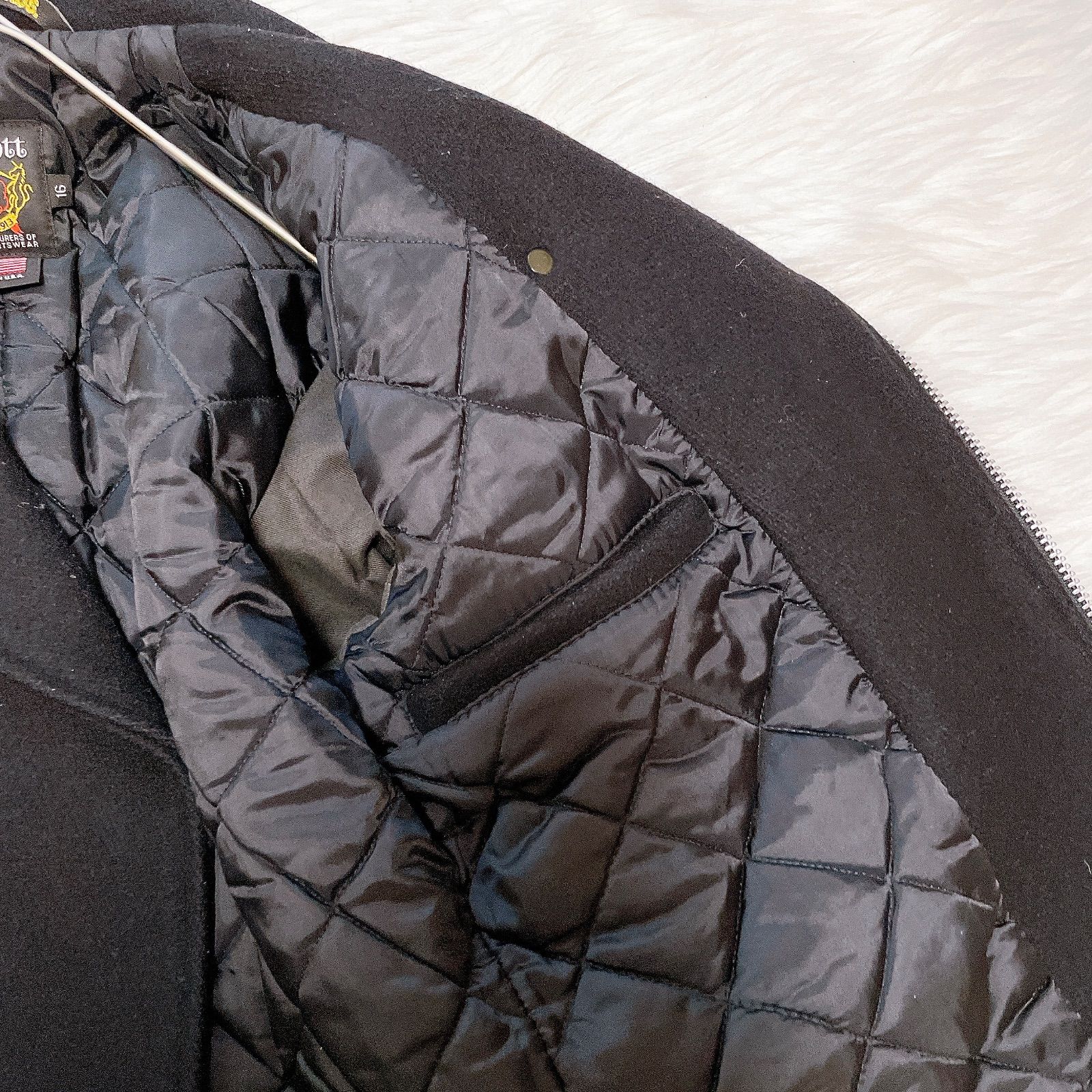 Schott ワンスター メルトン ライダーズジャケット Sサイズ - メルカリ