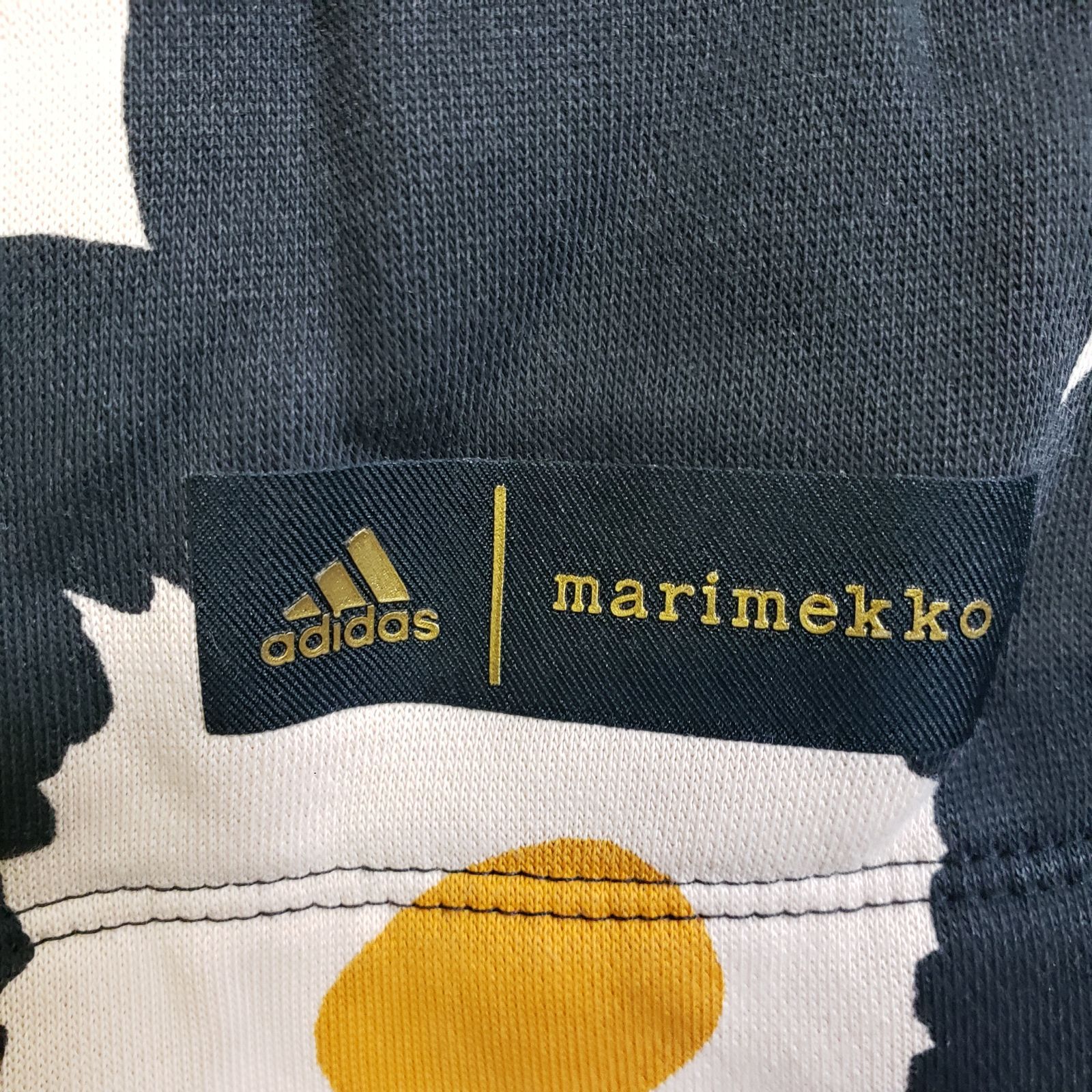 adidas × marimekko プリントスウェットワンピース 総柄 フラワー