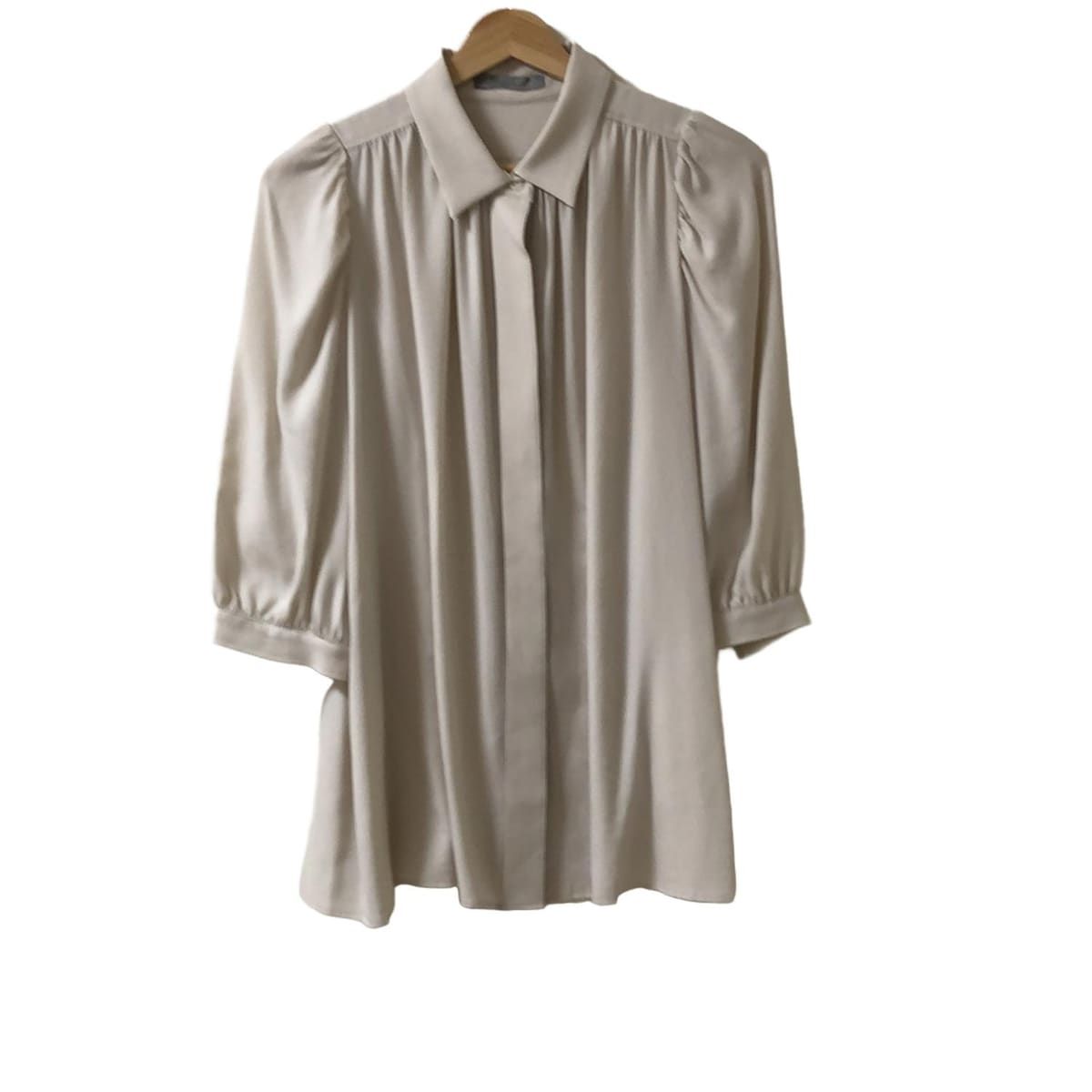 今期新作☆セオリーリュクス☆シアー　シャツブラウス　ベージュ☆ THE SHIRTS | WOMEN（レディース）｜Theory 公式通販サイト