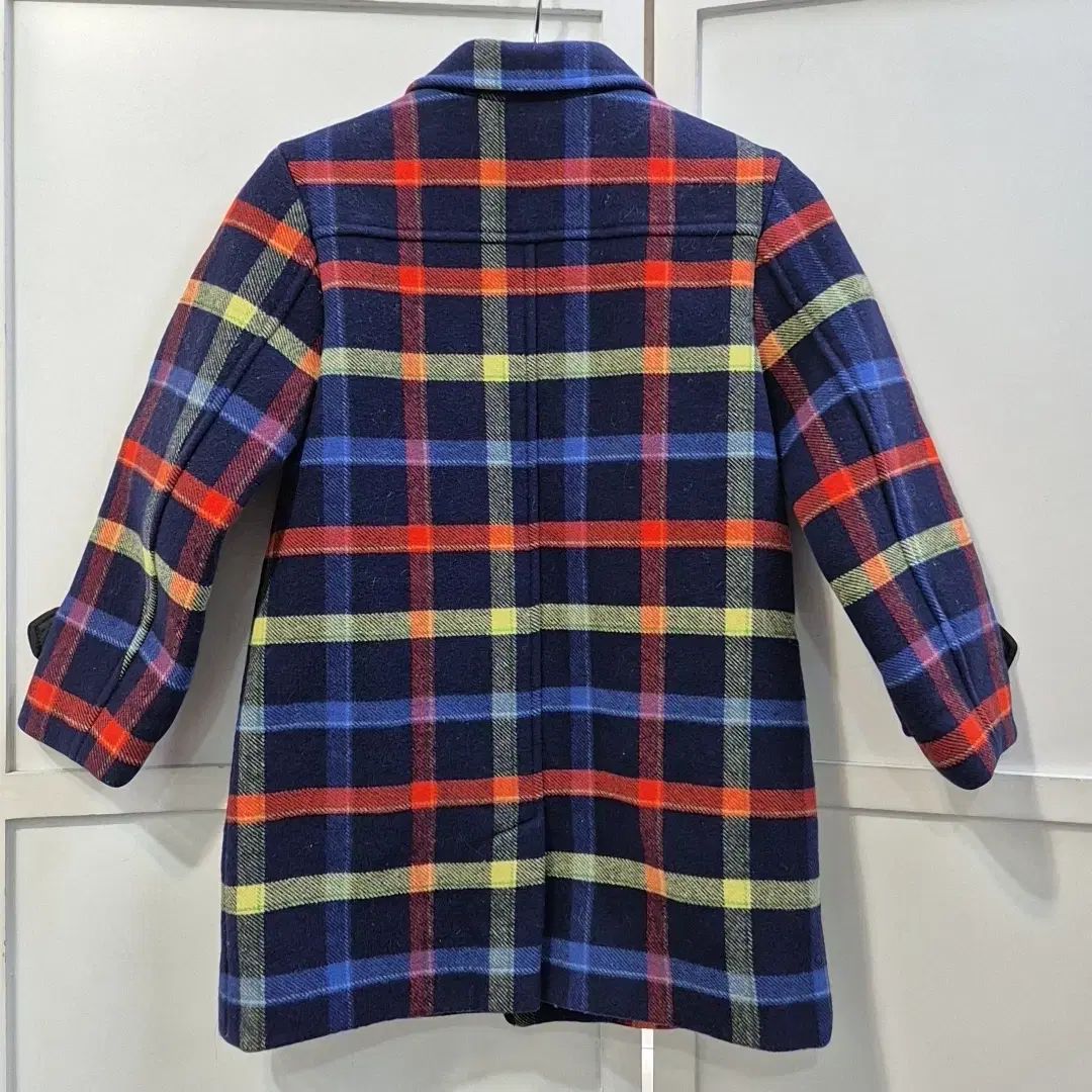 バーバリーキッズ チェック ウールコート 6y キッズ BURBERRY