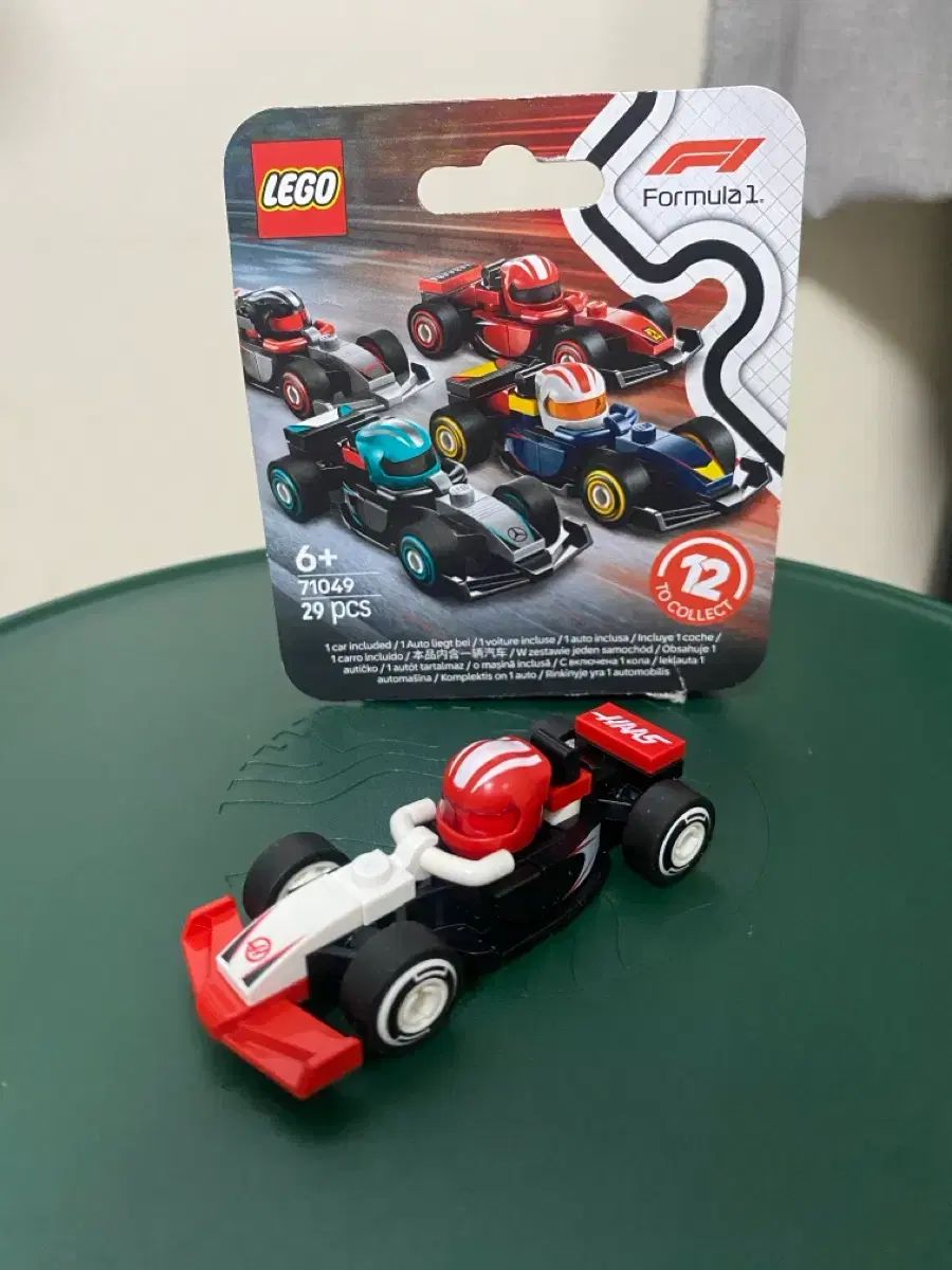 F1 ミニ LEGOブロック ハース フィギュア 自動車