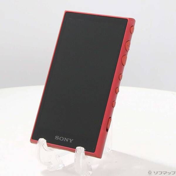 中古品〕 WALKMAN A100シリーズ メモリ32GB+microSD レッド NW-A106
