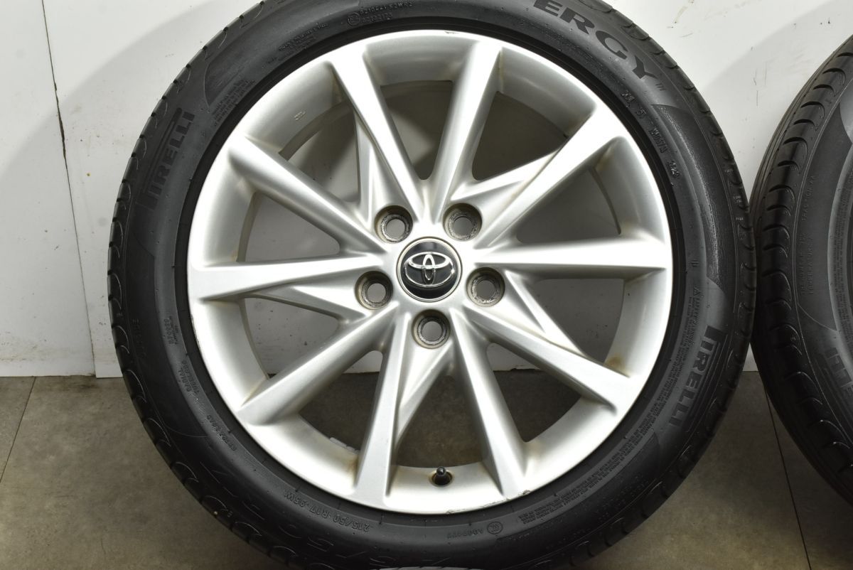  良好品 トヨタ プリウスα 17 in 7 J 45 PCD 114 3 製 ピレリ POWERGY 215 50 R SAI ノア ヴォクシー エスクァイア 17インチ タイヤ ホイールセット