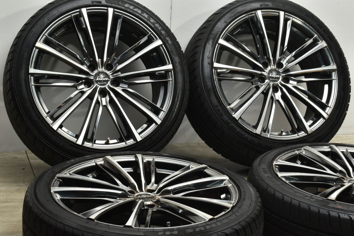 カスタム用に クレンツェ アクエルド 774 evo 20 in 8 5 J 48 PCD 114 3 マックストレック マキシマス M 1 245 40 R アルファード ハリアー