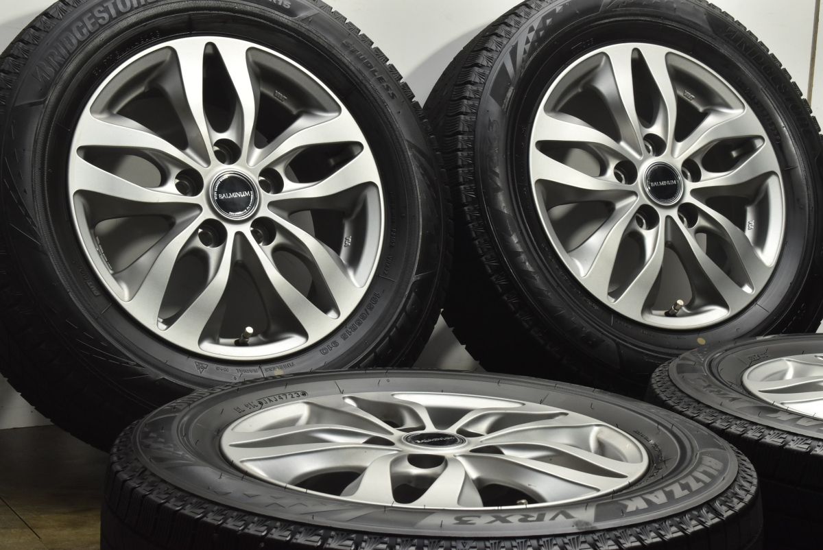 2023年製 バリ溝】バルミナ 15in 6J +50 PCD114.3 ブリヂストン