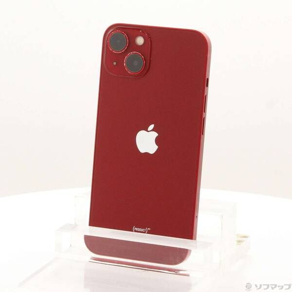 【限定SALE，SALE】 〔中古品〕 iPhone13 128GB プロダクトレッド MLNF3J／A SIMフリー【262】 スマートフォン本体
