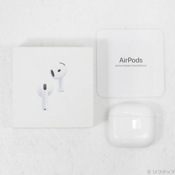 〔 品〕 AirPods 4 アクティブノイズキャンセリング搭載 MXP 93 J A 198 サラウンドスピーカー AirPods本体 