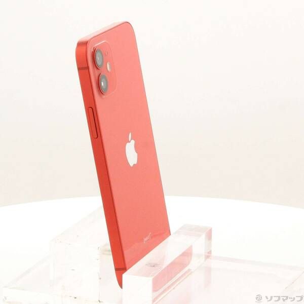 中古品〕 iPhone12 128GB プロダクトレッド MGHW3J／A SIMフリー【262