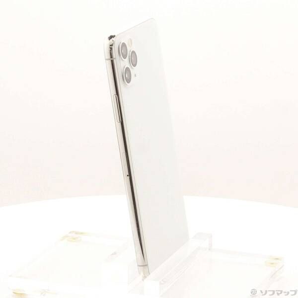 中古品〕 iPhone11 Pro Max 256GB シルバー NWHK2J／A SIMフリー【196