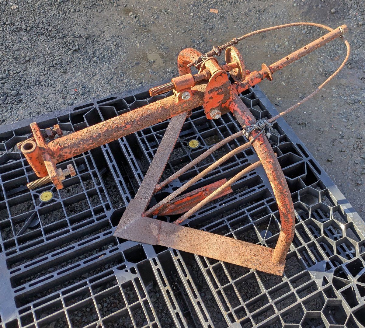 鹿児島発 耕うん機用 芋堀機