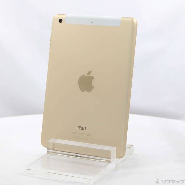 中古品〕 iPad mini 3 16GB ゴールド MGYR2J／A SoftBank【344